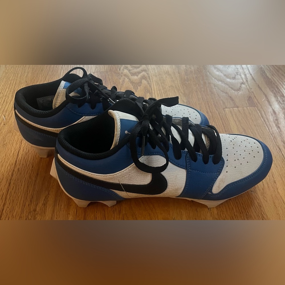 Air Jordan 1 Low TD Royal Blue White Black Football FJ6245 104 Men's Size 7